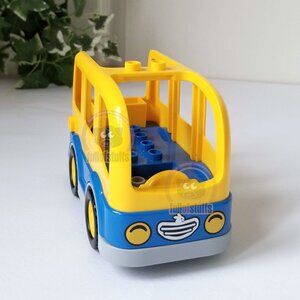 Lego Duplo 10528 Yellow School Bus Transportation Vehicle Bricks Toy